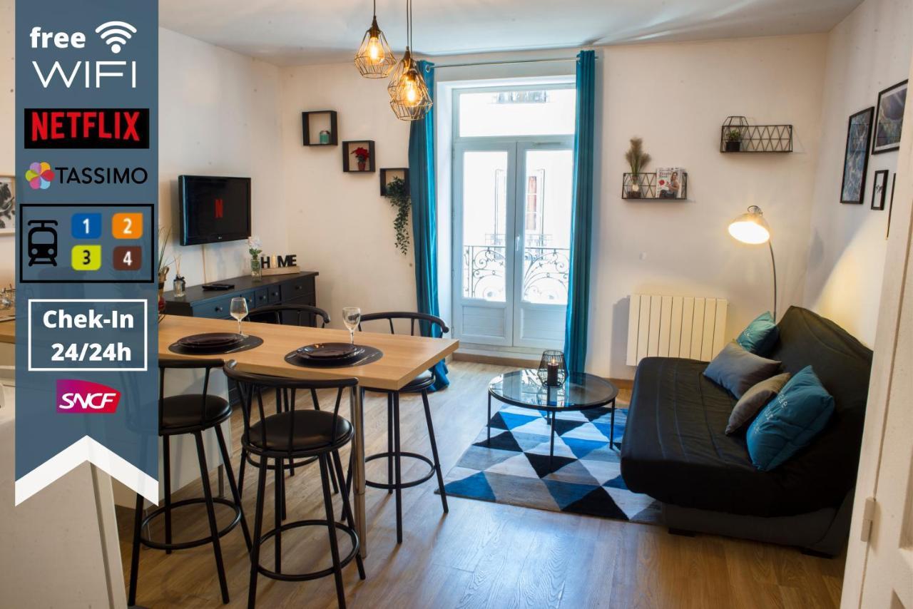Centreville: T2 Chaleureux Et Cozy/Chekin 24-24H Montpellier Exterior foto